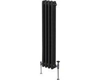 MonsterShop Monster Group BV Verticale 3-kolomsradiator - Zwart - 1500x202 mm - 2348 btu