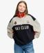 Superdry Preppy Ski Half Zip Relaxed Fit Crème Pull Femme Taille 40