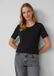 s.Oliver T-shirt Zwart Katoen Ronde Hals Korte Mouw Casual Dames 48