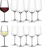 Spiegelau Verres à vin rouge et blanc Style Set de 12