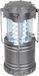 Out of the Blue Stormlantaarn - zilver - uitschuifbaar - 8 x 25 cm - retro campinglamp - batterijen