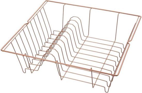 Metaltex Lipsia Afdruiprek - 36 x 33 cm - Koperkleurig