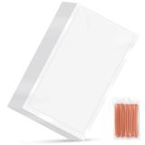AiQInu Vacuümzakken voor levensmiddelen, 50 zakken, 15 cm x 25 cm, BPA-vrij, herbruikbaar, robuust en duurzaam