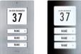 m-e modern-electronics 41067 Belplaat Met adresveld, Met naambord Driegezinswoning RVS 12 V/1 A