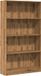 vidaXL Boekenkast 80x24x143 cm bewerkt hout ambachtelijk eikenkleurig