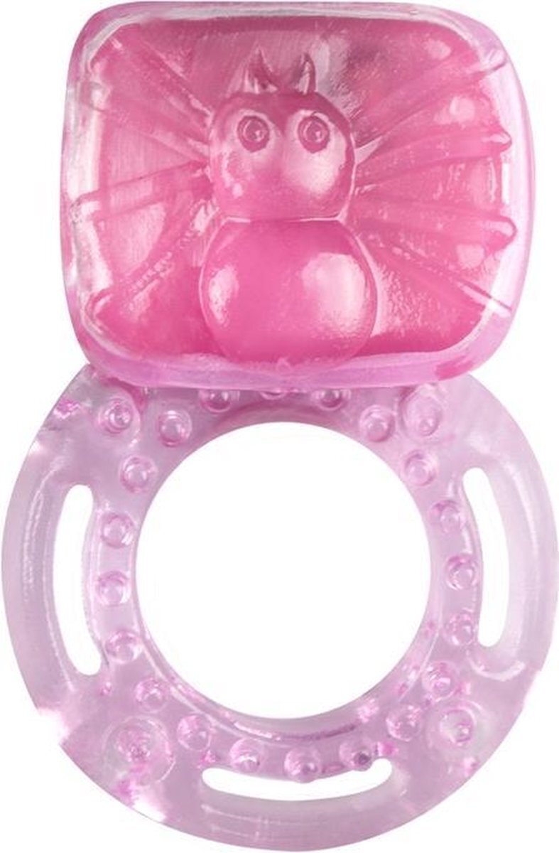 Easytoys Rekbare Vibrerende Cockring - Roze