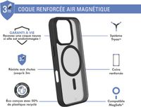 FORCE CASE Air Frost Versterkt Hoesje voor iPhone 16 Pro - MagSafe Compatibel, Zwart