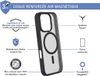 FORCE CASE Air Frost Versterkt Hoesje voor iPhone 16 Pro - MagSafe Compatibel, Zwart