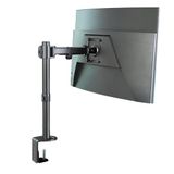 Beugel Icecat Beugel voor pc-monitor, 17-26 inch (43,2 cm), bureau-monitorhouder, 360° draaibaar en kantelbaar, VESA 100 x 100 mm, maximale belasting 10 kg, zwart