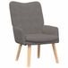 vidaXL Fauteuil Lichtgrijs Stof 63 x 67 x 94 cm