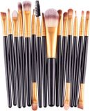 Jumada's - 20-delige Make Up Brush - Met Diamond Kwasten, Oogschaduw & Gouden Details