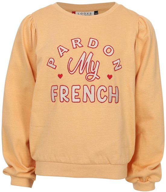 LOOXS Little 2611-7322-534 Meisjes sweater - Maat 116 - Geel