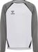 Hummel Hmllead 2.0 Crew Sweat Kids 223749 Kindersweatshirt Lange Mouw Katoen Colorblock Regular Fit Mannen White/Steel Gray