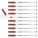 edding 4600 textielstift - bruin - 10 stuks - ronde punt 1 mm
