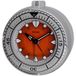 Seiko Klok wekker zilver-oranje