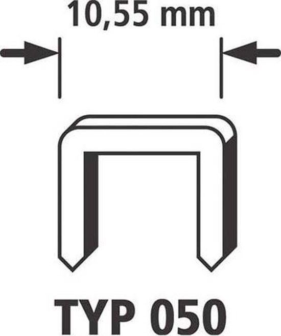 wolfcraft - 2.000 Nietjes voor Tacker - type 050 - 6 mm