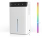 OEM Luchtbevochtiger, 2,6 liter, stil, geschikt voor ruimtes tot 32 m², RGB-verlichting, automatische uitschakeling