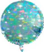 Folat Folieballon Galactic Aqua 45 Cm Blauw