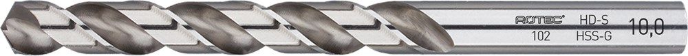 Rotec HSS-G Spiraalboor DIN 338 geslepen 0,40 mm - 10 stuk(s)
