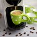 Merkloos Elzusha - Ensemble de 4 tasses à expresso peintes à la main, décorées de pois