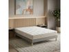 Matelas 100% Latex 5 zones H18 Sommier en kit Gris 160x200