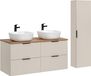 COMAD Georgia Cashmere Wastafelmeubels, opbouwmodel, 120 cm + kolom