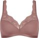 Sloggi Romance Soft Bra BH zonder beugel - Zonder vulling en niet voorgevormde kanten Bh - Zwart - Wit - 85A