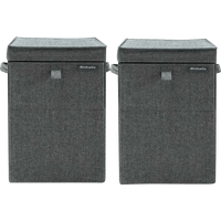 Brabantia Wasboxen Pepper Black Duo Pack