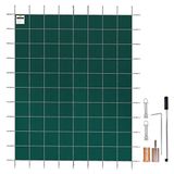 VEVOR Zwembadafdekking, 5,47 x 11,47 m, PP, rechthoekig, tegen vuil en sneeuw, zwembadbescherming, groen