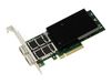 KALEA-INFORMATIQUE PCIe LAN 40G glasvezel QSFP+ 2-poorts besturingskaart met MELLANOX X-3-40GbE / FDR-14 InfiniBand NIC-chipset