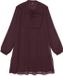 VERO MODA VMLINEA LS SHORT DRESS WVN GA - Femme - Mini robe