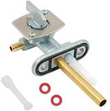 Merkloos / Sans marque Dailygoods - Brandstoftank Kraan - Brandstofklep - Aluminium - Schakelaar voor Motor - Berry