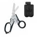 Merkloos / Sans marque 6 in 1 zware nood / trauma schaar - Outdoor Security Survival Tool - vouwbare schaar draagbare klem - een stuk pakket - Zwart + mes
