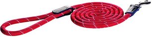 Rogz Laisse Corde Long Rouge - Laisse pour chien - 180x0,9 cm