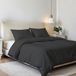 Italian Bed Linen Elegant beddengoed voor tweepersoonsbed, donkergrijs