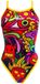 Turbo Crazy Jungle Revolution Maillot de bain multicolore M Femme