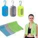 Famanu – Set van 3 sporthanddoeken verkoelend, wit