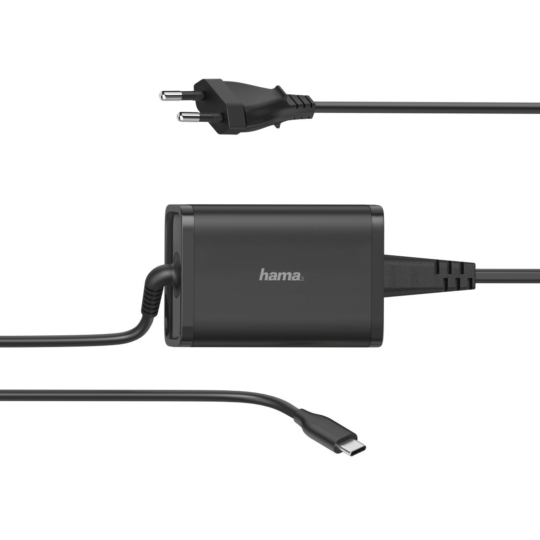 Hama Universele USB-C Notebook Adapter 65W - Zwart