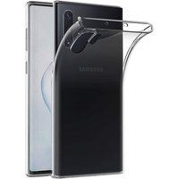 Phonillico® Transparante TPU-gelhoes voor Samsung Galaxy NOTE 10 PLUS - Ultradunne zachte siliconenbescherming