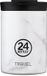 24Bottles Travel Drinkfles 350 ml Carrara Marmer Wit