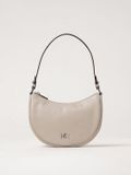 Michael Kors Crescent Leather Handbag Wo - Beige Shoulder Bag