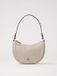 Michael Kors Crescent Leather Handbag Wo - Beige Shoulder Bag