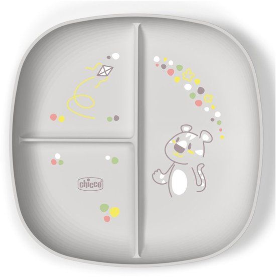 Chicco 00016003350000 peuterservies Peuter bord - Grijs