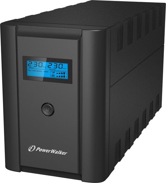 BlueWalker PowerWalker VI 2200 LCD UPS - 2,2 kVA - 1200 W - 6 AC-uitgangen