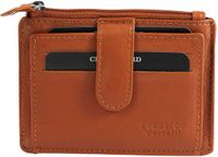 Leonardo Verrelli Unisex portemonnee RFID-bescherming Leer Bruin