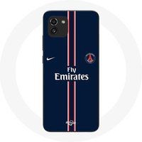 Maniacase Hoesje voor Samsung Galaxy A03 PSG Nike Fly Emirates Logo