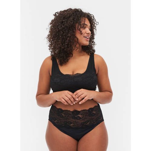 Zizzi slip LCARA (set van 2) zwart
