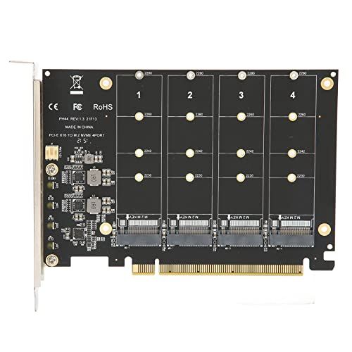 Annadue 4-poorts NVMe Naar PCI-e Host Controller Uitbreidingskaart