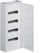 Hager FW412WT Klasse I Metalen Oppervlakte Distributie Box 4x12 Modules