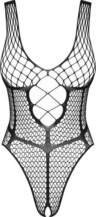 Obsessive Body met Visnet Design - Erotische Body - One Size - Zwart